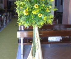 Allestimento country chic per la cerimonia di nozze