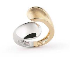 Jandelli Oreficerie - Anello di oro bianco e rosso