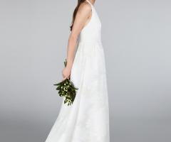 Max Mara Bridal - Abito jacquard bianco