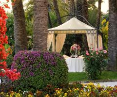 Royal Hotel Sanremo - Il gazebo per la cena romantica