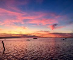 Parco della Laguna Lesina - Al tramonto