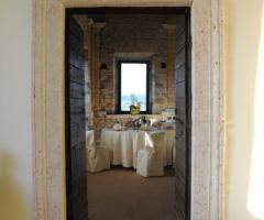 Abbazia di Sant'Andrea in Flumine - Scorcio della sala per il ricevimento