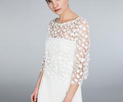 Max Mara Bridal - Top in tulle ricamato