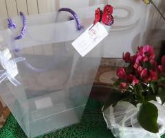 Bougainvillea  con organza e borsina