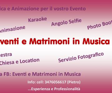 Eventi e Matrimoni in Musica