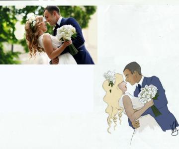 Ritratti matrimonio di Marialuisa De Giosa