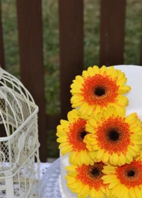 Wedding Cake tema girasoli