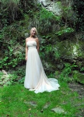 Abito da sposa con coda sinuosa - Collezione Princesses