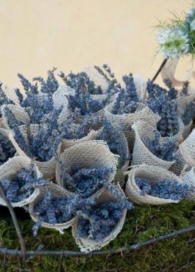 Cesto coni porta lavanda