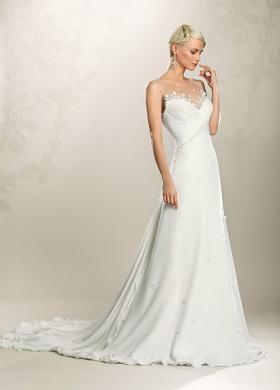 Vestito da sposa a sottovete - Collezione Zaffiro Z10