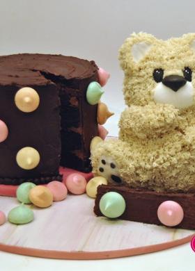 Torta per il compleanno Vintage Bear