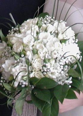 Bouquet sposa in bianco