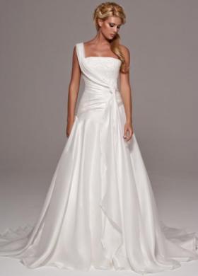 Vestito da sposa monospalla