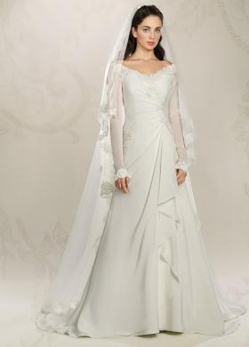 Vestito da sposa con maniche lunghe - Collezione Zaffiro Z33