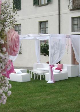 Gazebo dallo stile romantico per il matrimonio