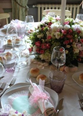 Mise en place per il matrimonio