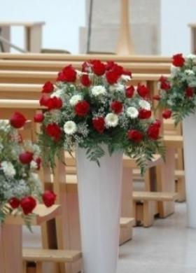 Fiori per il matrimonio in chiesa