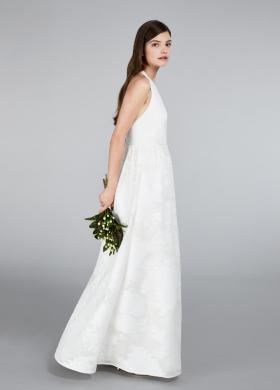 Max Mara Bridal - Abito jacquard bianco