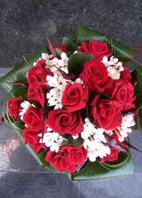 Bouquet rose rosse