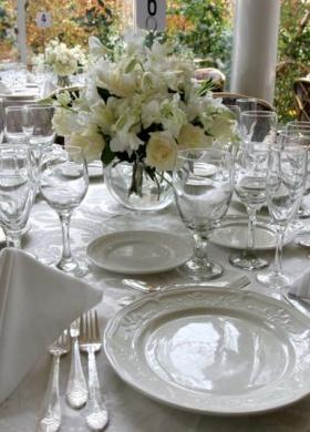 MIse en place elegante - Federica Portaro Wedding Planner