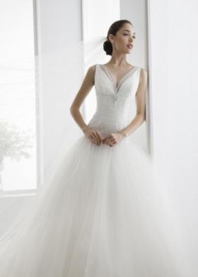 Abito da sposa con gonna il tulle - Linea Jolis