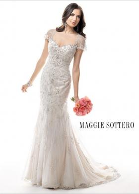 Abito da sposa a sirena con dettagli gioiello - Modello Janelle Maggie Sottero