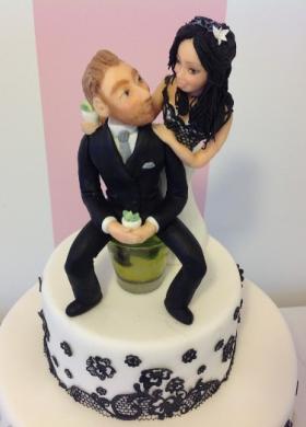 Cake topper sposini