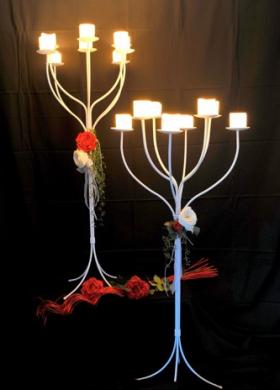 Candelabri per ambientazioni romantiche