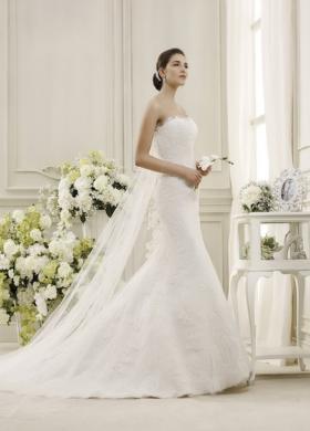 Vestito da sposa a sirena con strascico - Linea Nicole