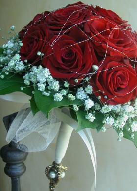 bouquet rose rosse