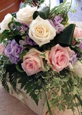 Bouquet da sposa con rose