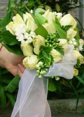 Bouquet di tulipani per la sposa