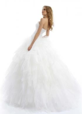 Abito da sposa con gonna in tulle - Modello Stella