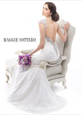 Abito da sposa con schiena scoperta - Mod. Brandy Maggie Sottero