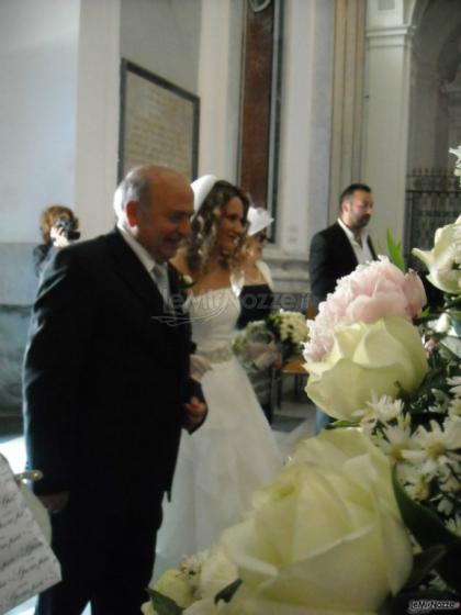 L'arrivo della sposa in chiesa