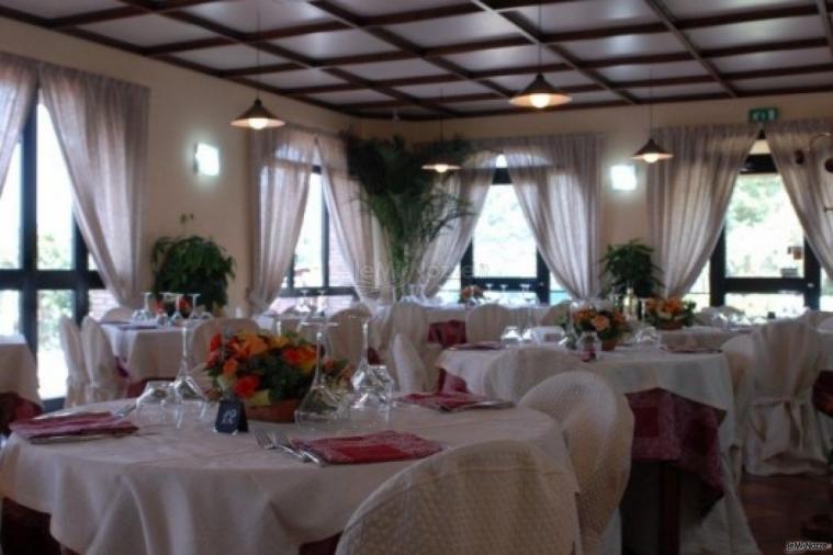 Ristorante sul lago di Bracciano per il ricevimento di matrimonio