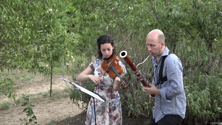 Sofia Duo Violino e Fagotto - Spettacolo all'aperto