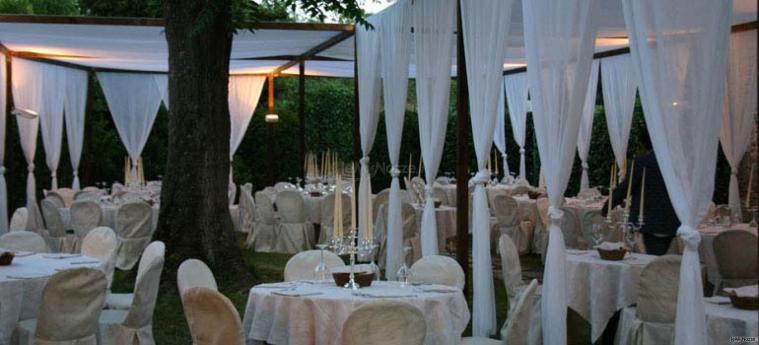 allestimento personalizzato in giardino