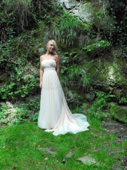 Abito da sposa con coda sinuosa - Collezione Princesses