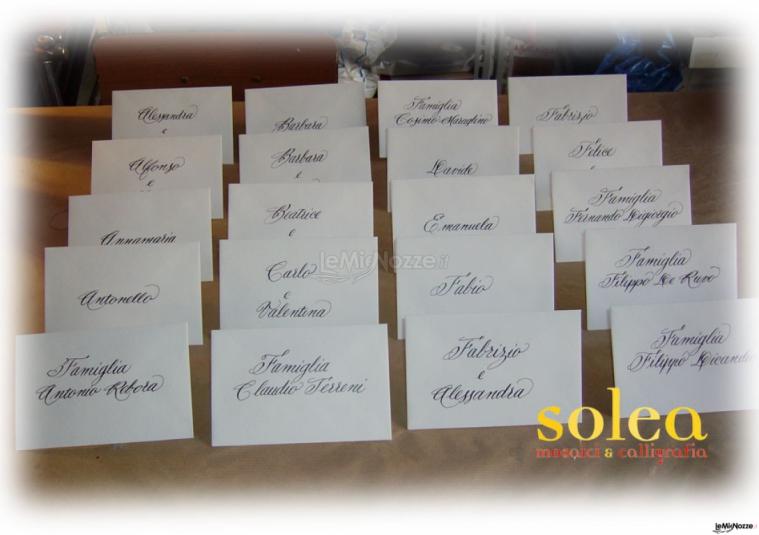 Place card (Solea mosaici&calligrafia)