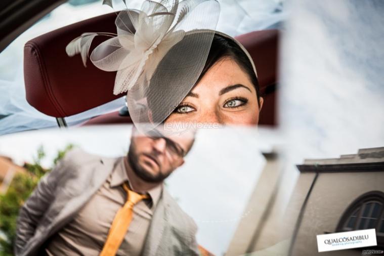 Arrivo della sposa in chiesa - Qualcosa di Blu