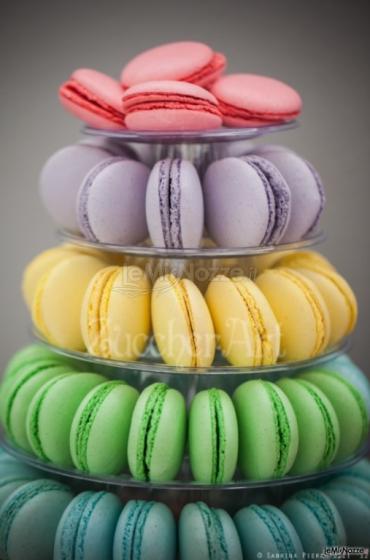 Macarons colorati per il matrimonio