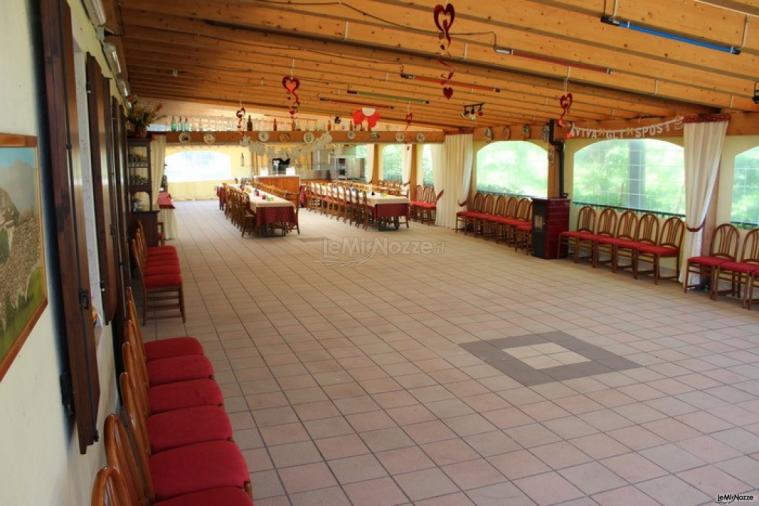 Veranda per il wedding party