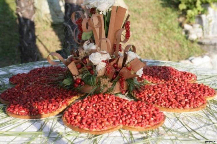 Crostata di frutta per il matrimonio