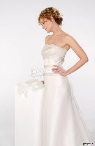 Vestito da sposa ricamato