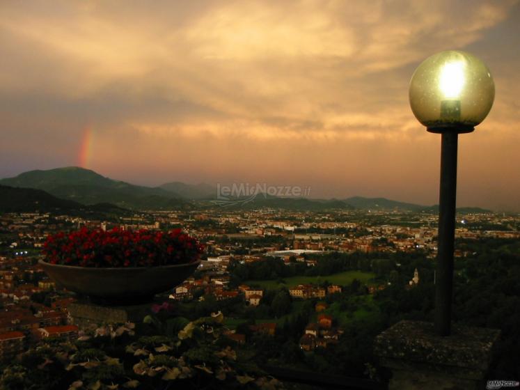 Ristorante il Pianone - Vista panoramica sulle valli bergamasche