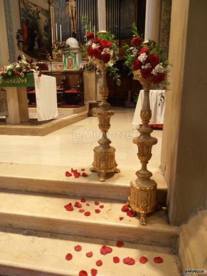 Matrimonio Rose Rosse e Calle Bianche