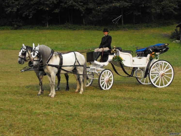 matrimonio carrozza d'epoca