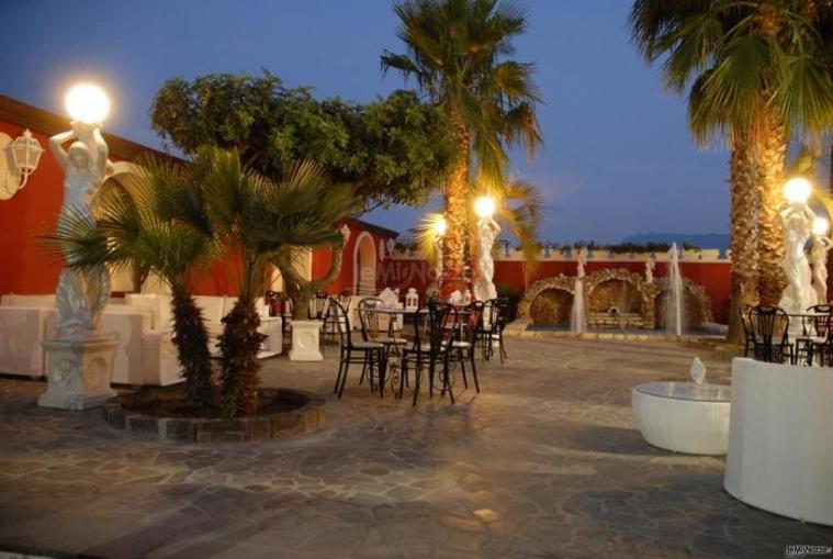 Cortile interno della location di matrimonio