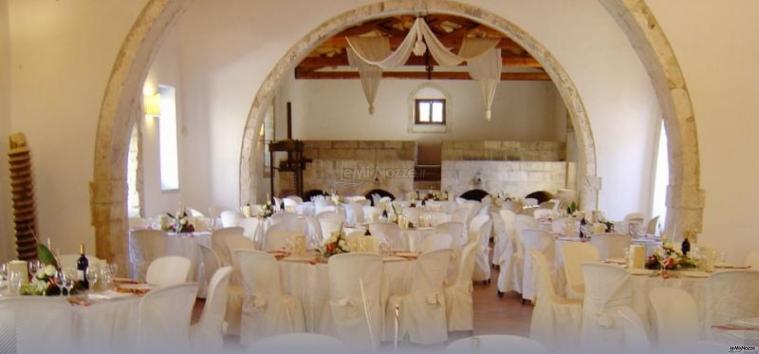 Sala interna per ricevimento di matrimonio a Siracusa